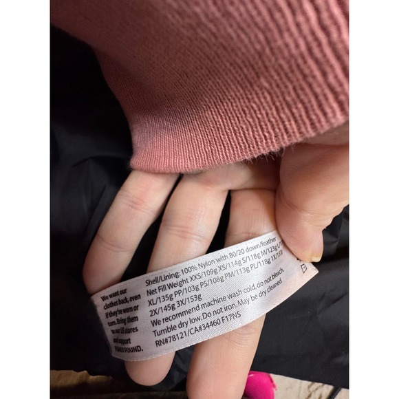 Eileen Fisher Down Puffer Parka Long Coat Women's 1X - Picture 3 of 8